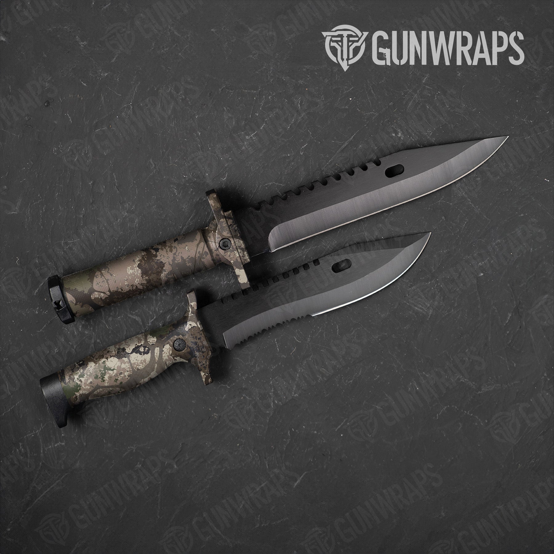 Knife Veil Stoke Flat Camo Gun Skin Vinyl Wrap