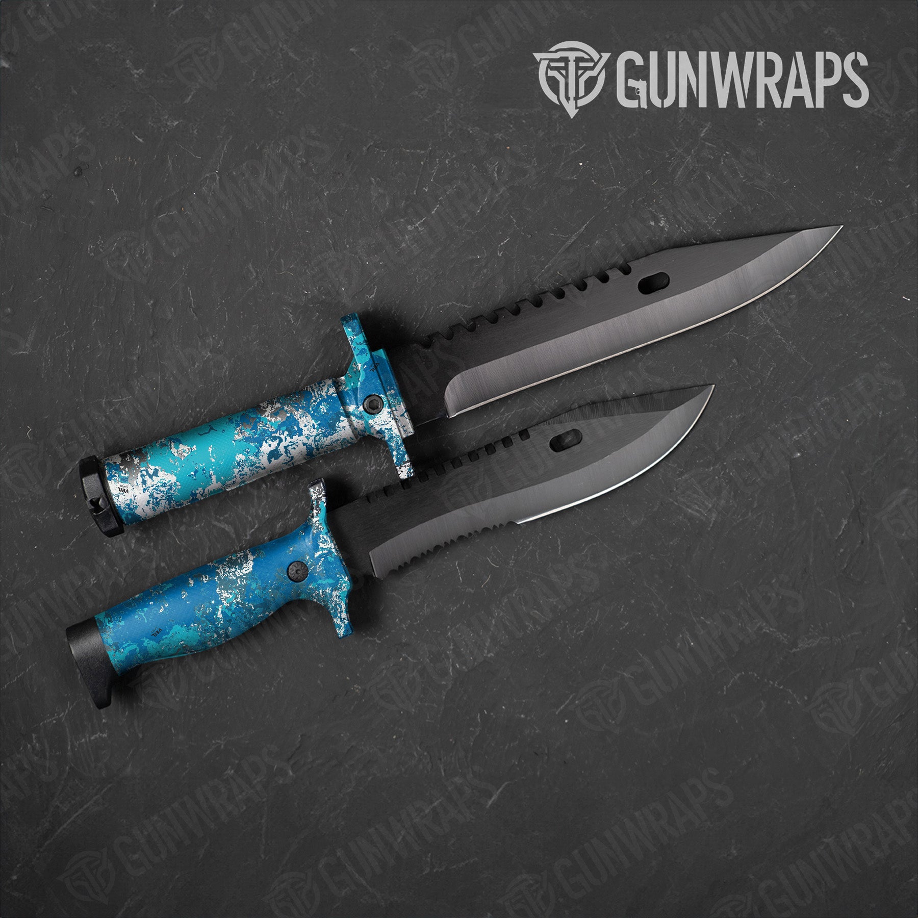 Knife Veil Wideland Mariner Camo Gun Skin Vinyl Wrap