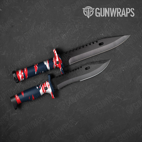 Vietnam Tiger Stripe Knife Gear Skin Vinyl Wraps