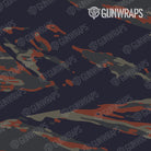 AR 15 Vietnam Tiger Stripe Blue Copper Gun Skin Pattern