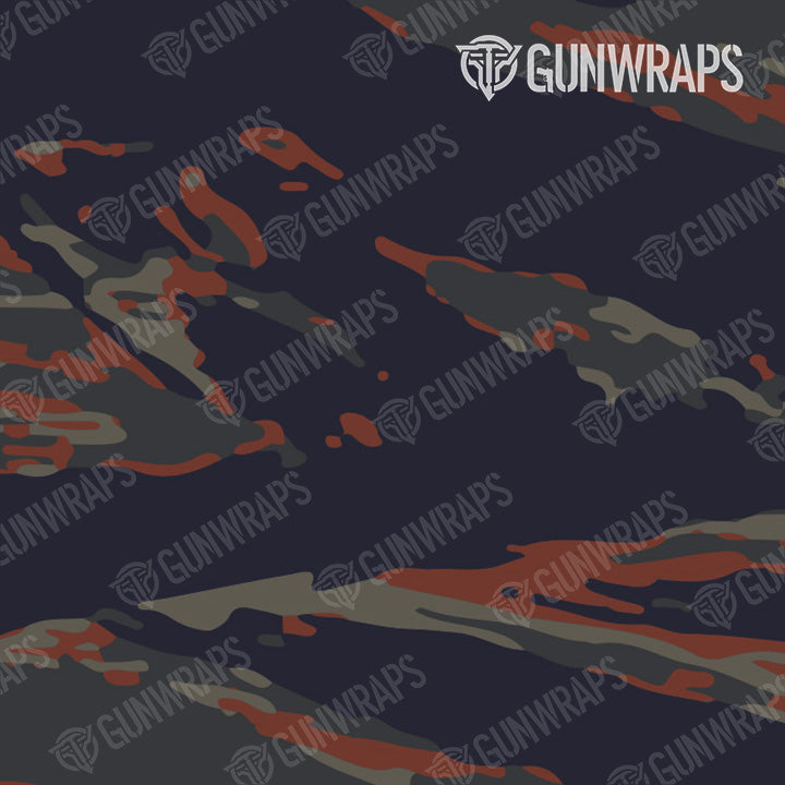 Scope Vietnam Tiger Stripe Blue Copper Gun Skin Pattern