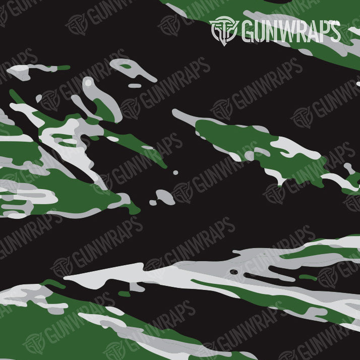 AR 15 Mag Well Vietnam Tiger Stripe Green Tiger Gun Skin Pattern