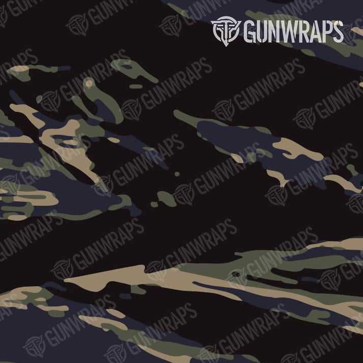 AR 15 Vietnam Tiger Stripe Militant Blue Gun Skin Pattern