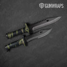 Knife Vietnam Tiger Stripe Original Gun Skin Vinyl Wrap