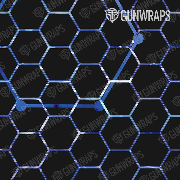 Rangefinder Vivid Hex Blue Gear Skin Pattern