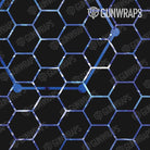 AR 15 Mag Vivid Hex Blue Gun Skin Pattern