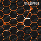 Knife Vivid Hex Orange Gear Skin Pattern