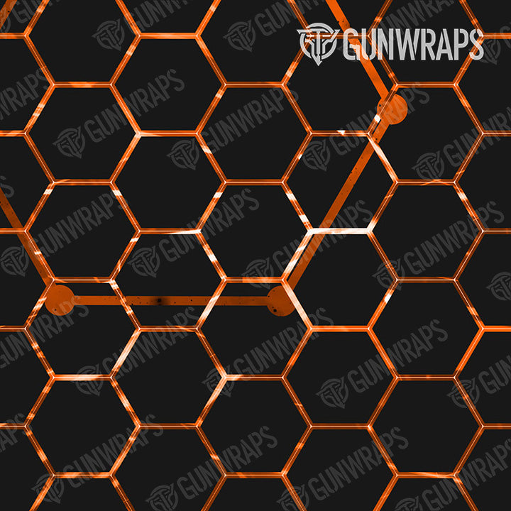 Binocular Vivid Hex Orange Gear Skin Pattern