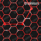 Pistol & Revolver Vivid Hex Red Gun Skin Pattern