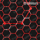 Universal Sheet Vivid Hex Red Gun Skin Pattern