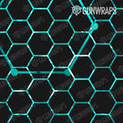 Rifle Vivid Hex Tiffany Blue Gun Skin Pattern