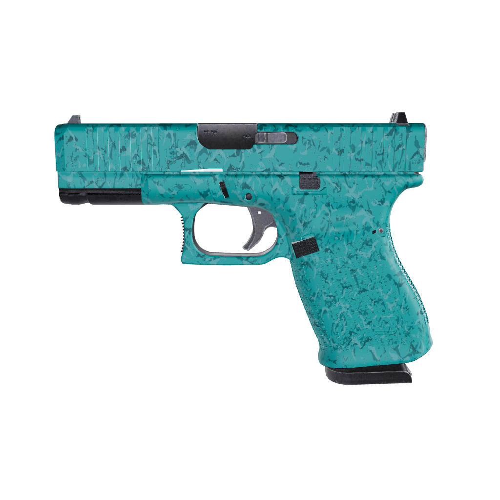 Pistol & Revolver Battle Storm Elite Tiffany Blue Camo Gun Skin
