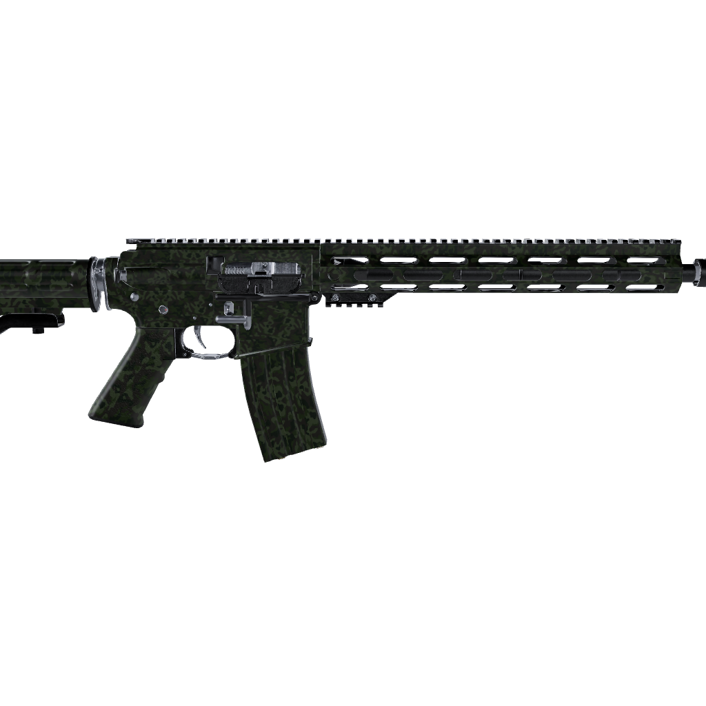 AR 15 Cumulus Army Dark Green Camo Gun Skin