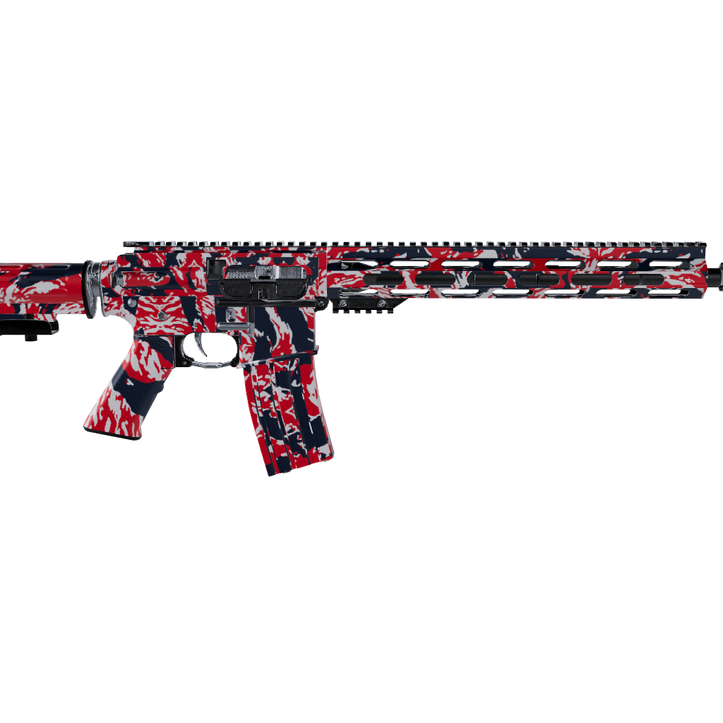 AR 15 Vietnam Tiger Stripe America Gun Skin 