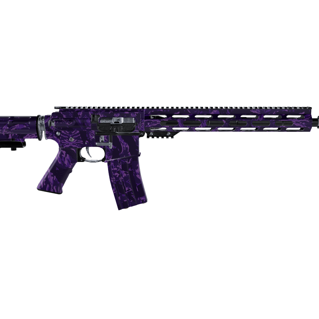 AR 15 Vietnam Tiger Stripe Elite Purple Gun Skin