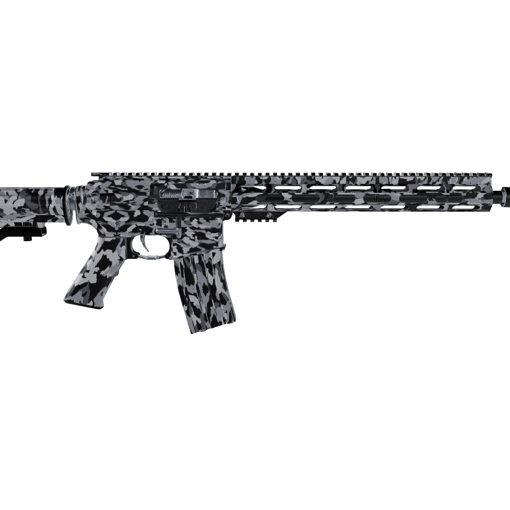 AR 15 Erratic Urban Night Camo Gun Skin