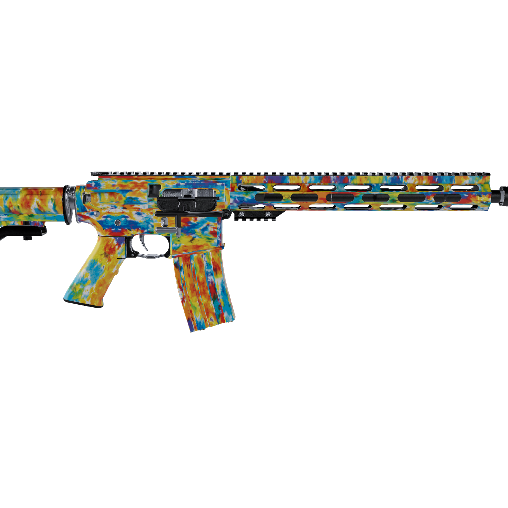 AR 15 Tie Dye Coral Reef Gun Skin