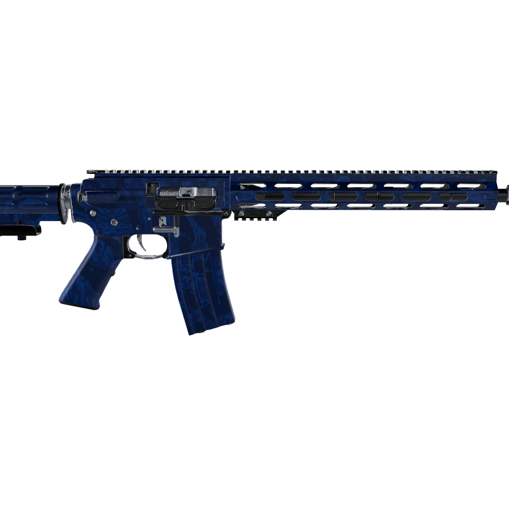 AR 15 Vietnam Tiger Stripe Elite Blue Gun Skin