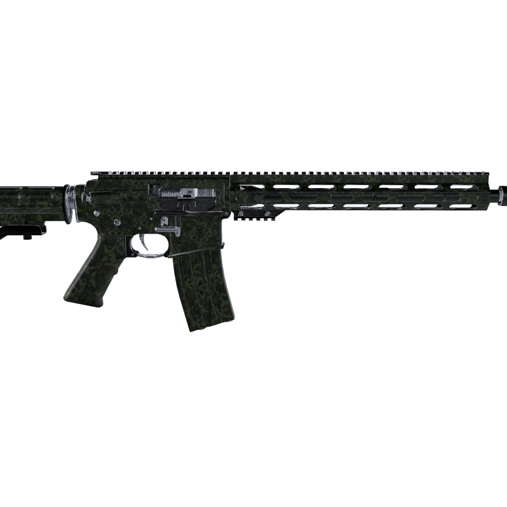 AR 15 Classic Army Dark Green Camo Gun Skin