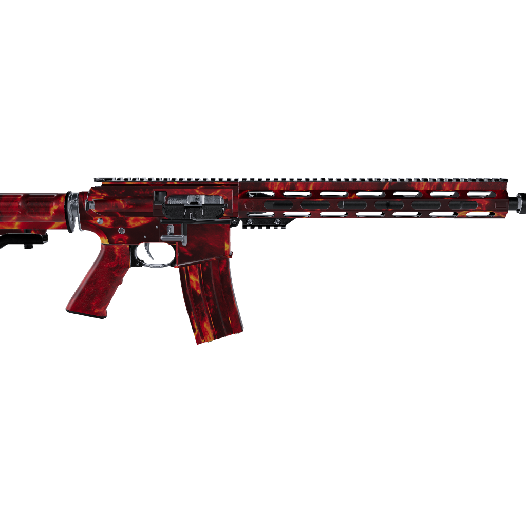 AR 15 Stone Magma Marble Gun Skin