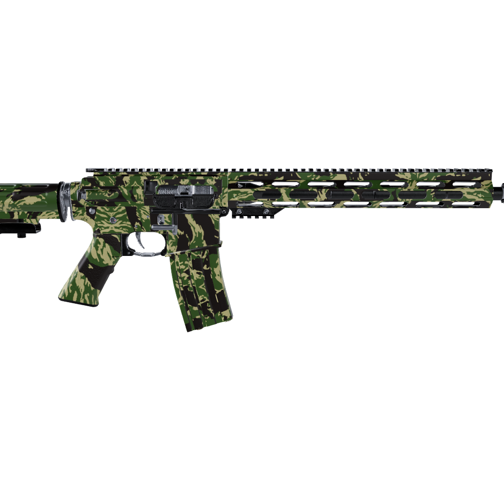 AR 15 Vietnam Tiger Stripe Jungle Gun Skin