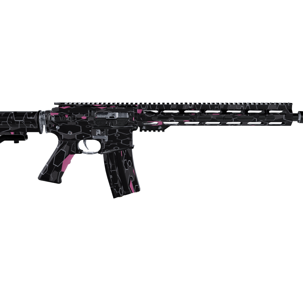 AR 15 Hex DNA Pink Gun Skin 