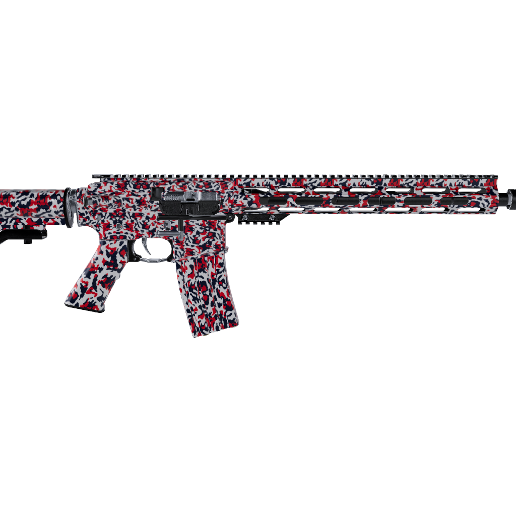 AR 15 Classic America Camo Gun Skin