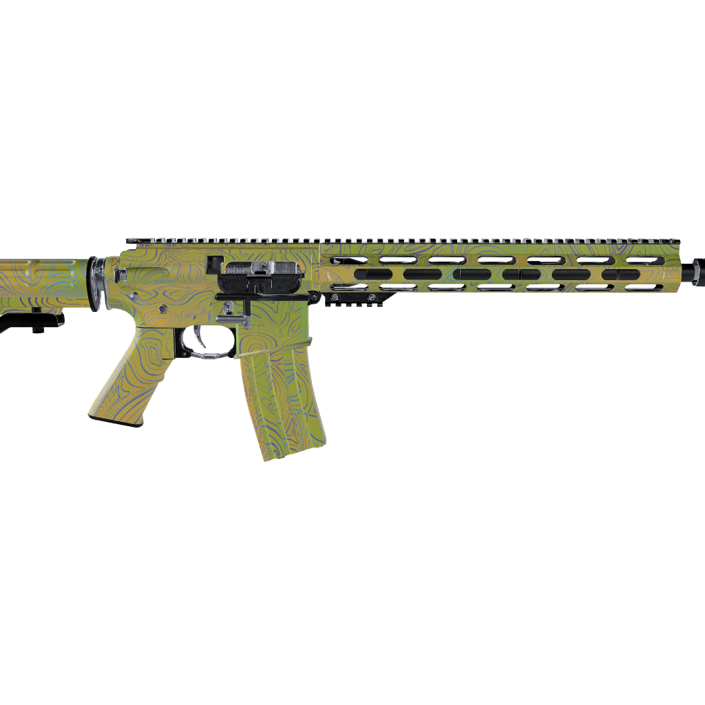 AR 15 Damascus Carnival Gun Skin