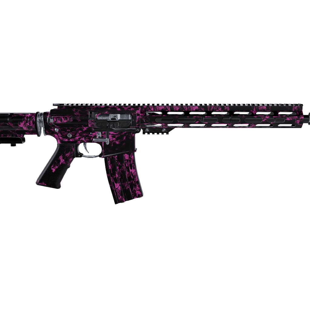 AR 15 Skull Pink Gun Skin