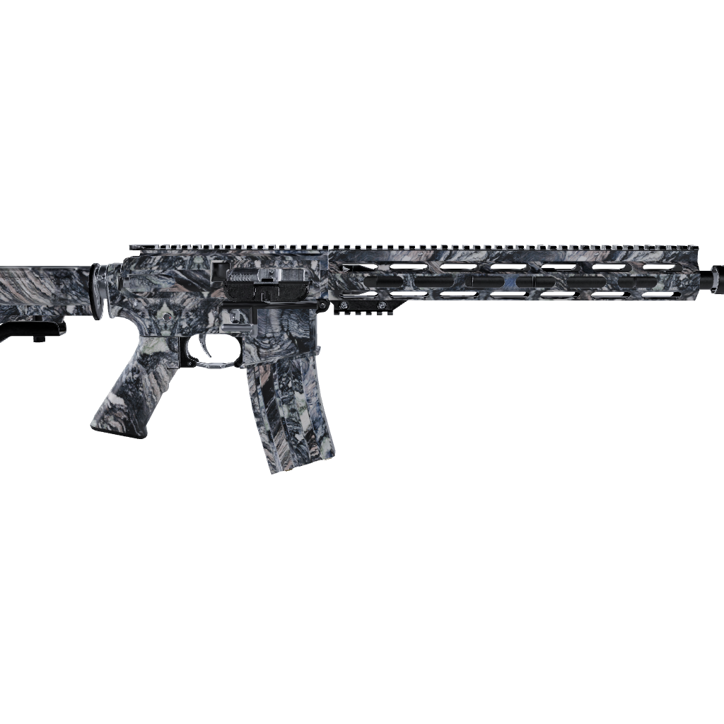 AR 15 Stone Typhoon Gray Granite Gun Skin