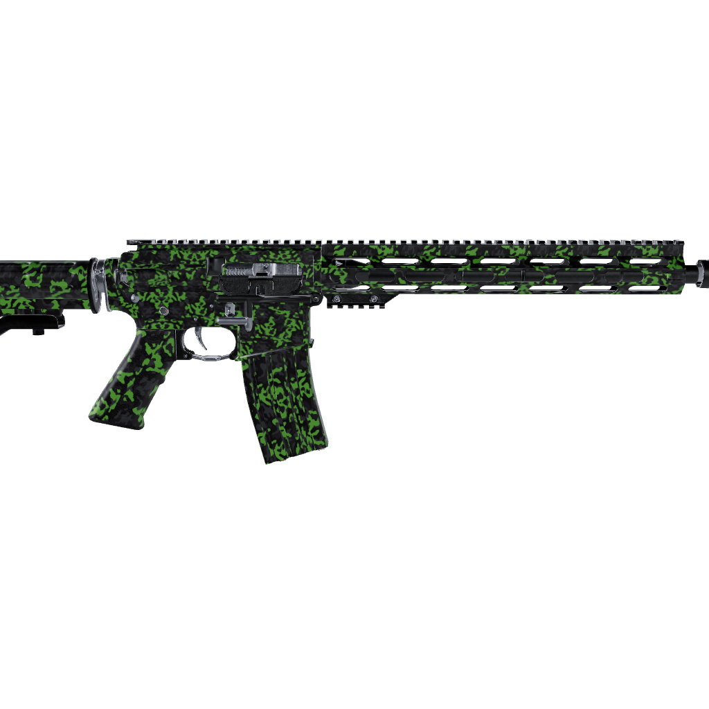 AR 15 Cumulus Metro Green Camo Gun Skin