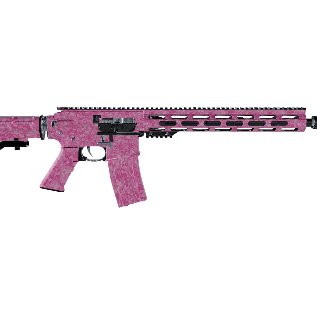 AR 15 Classic Elite Pink Camo Gun Skin