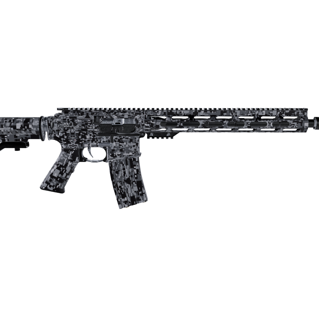 AR 15 Digital Urban Night Camo Gun Skin