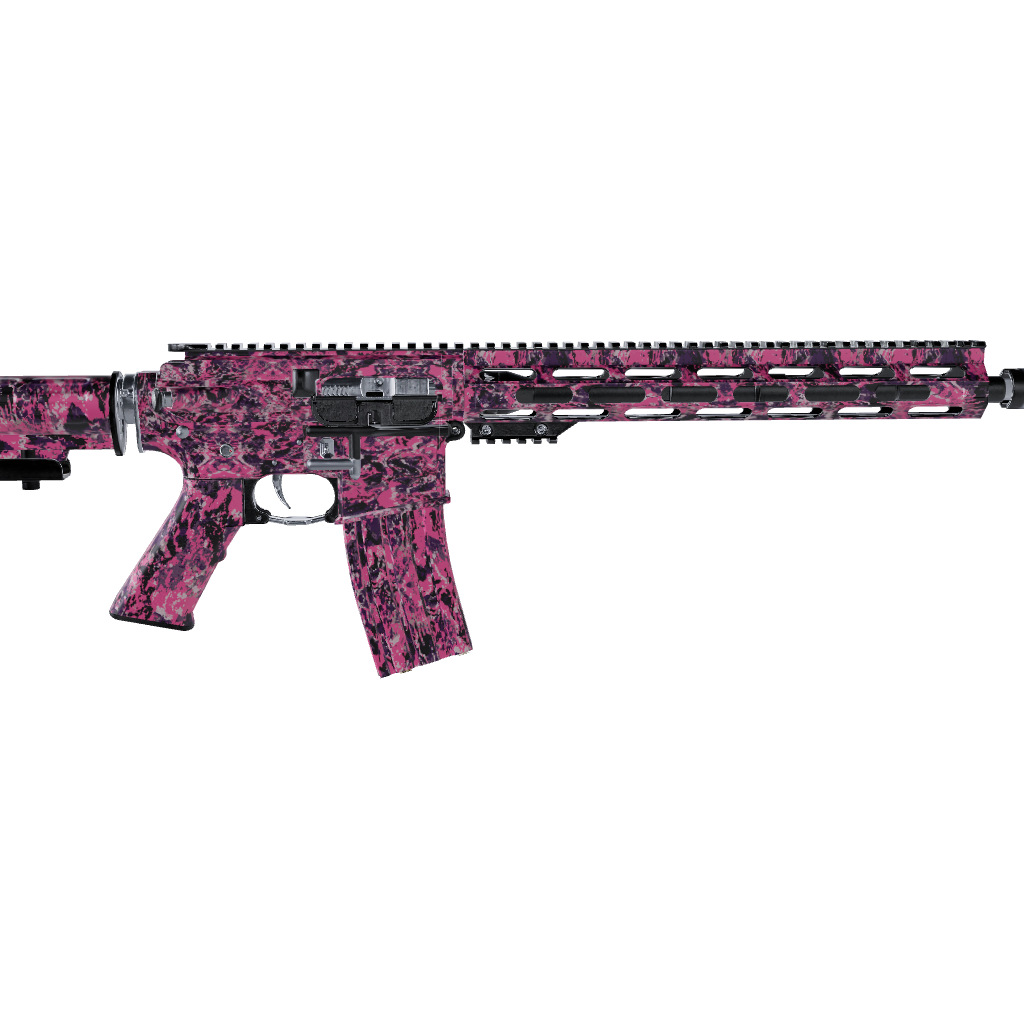 AR 15 Muddy Girl Flat Camo Gun Skin Vinyl Wrap