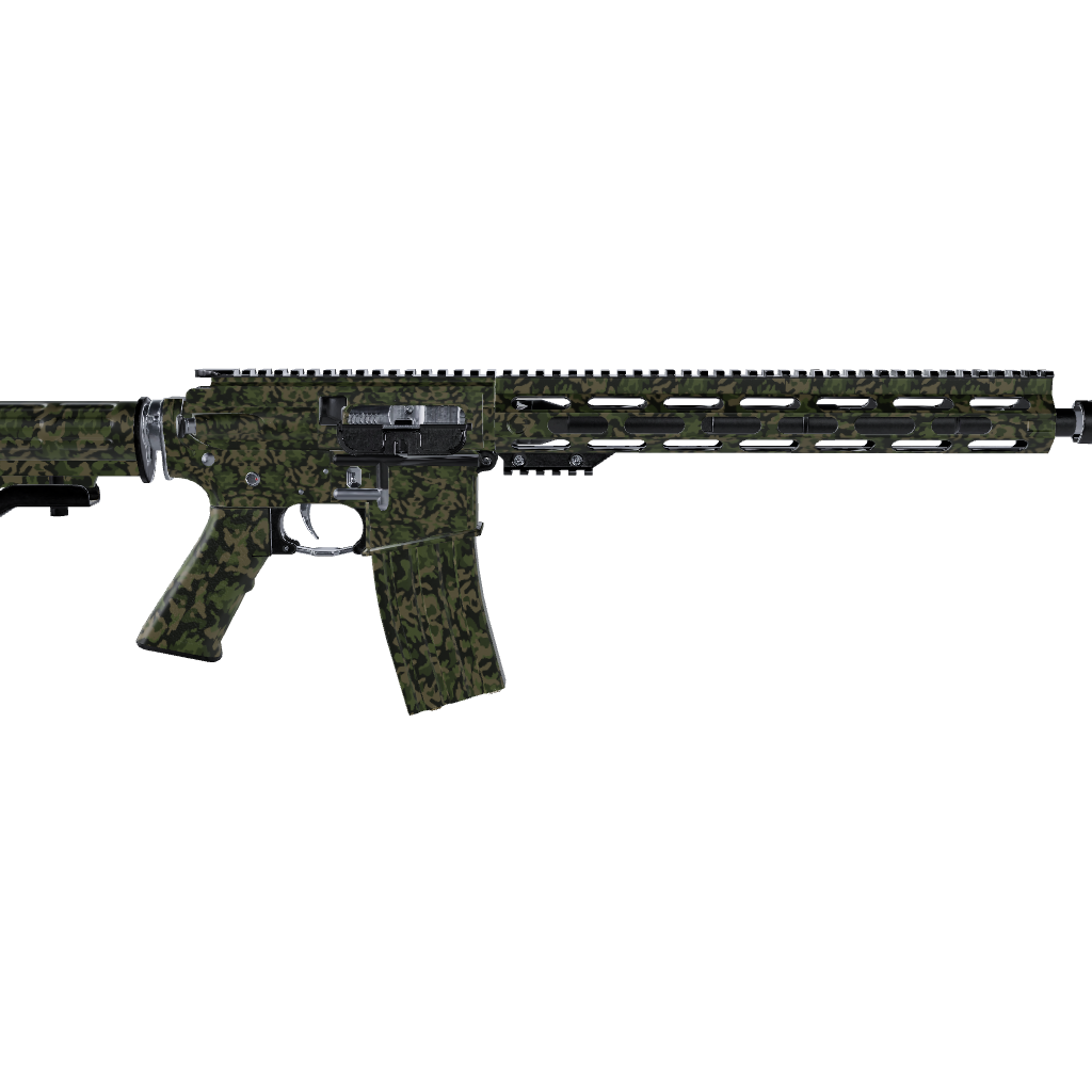 AR 15 Classic Army Green Camo Gun Skin