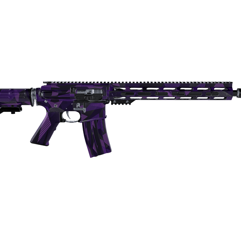 AR 15 Trigon Elite Purple Gun Skin