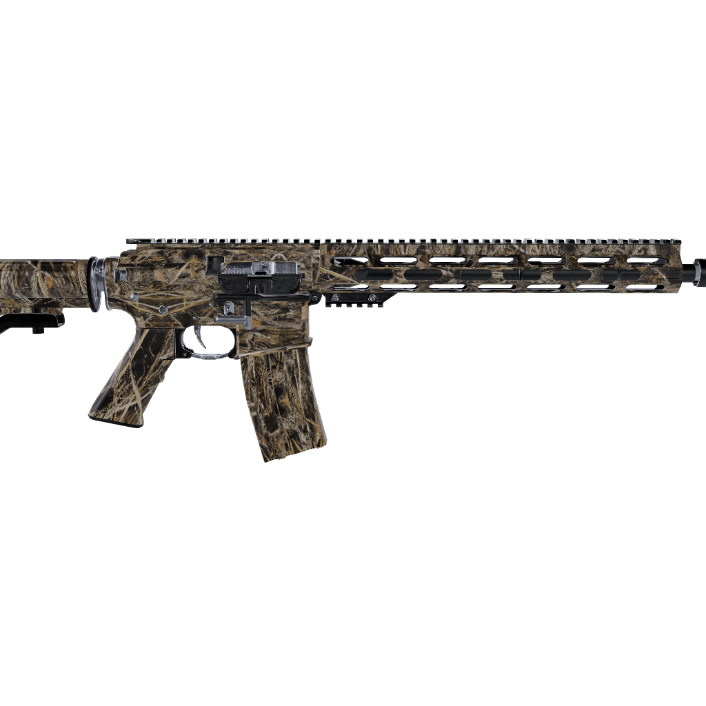 AR 15 Nature Dry Grassland Duck Camo Gun Skin