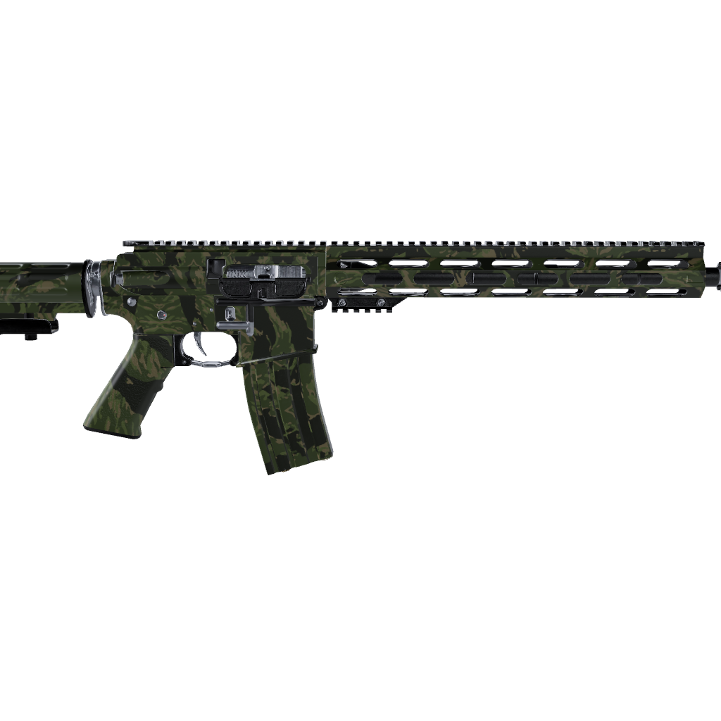 AR 15 Vietnam Tiger Stripe Army Green Gun Skin