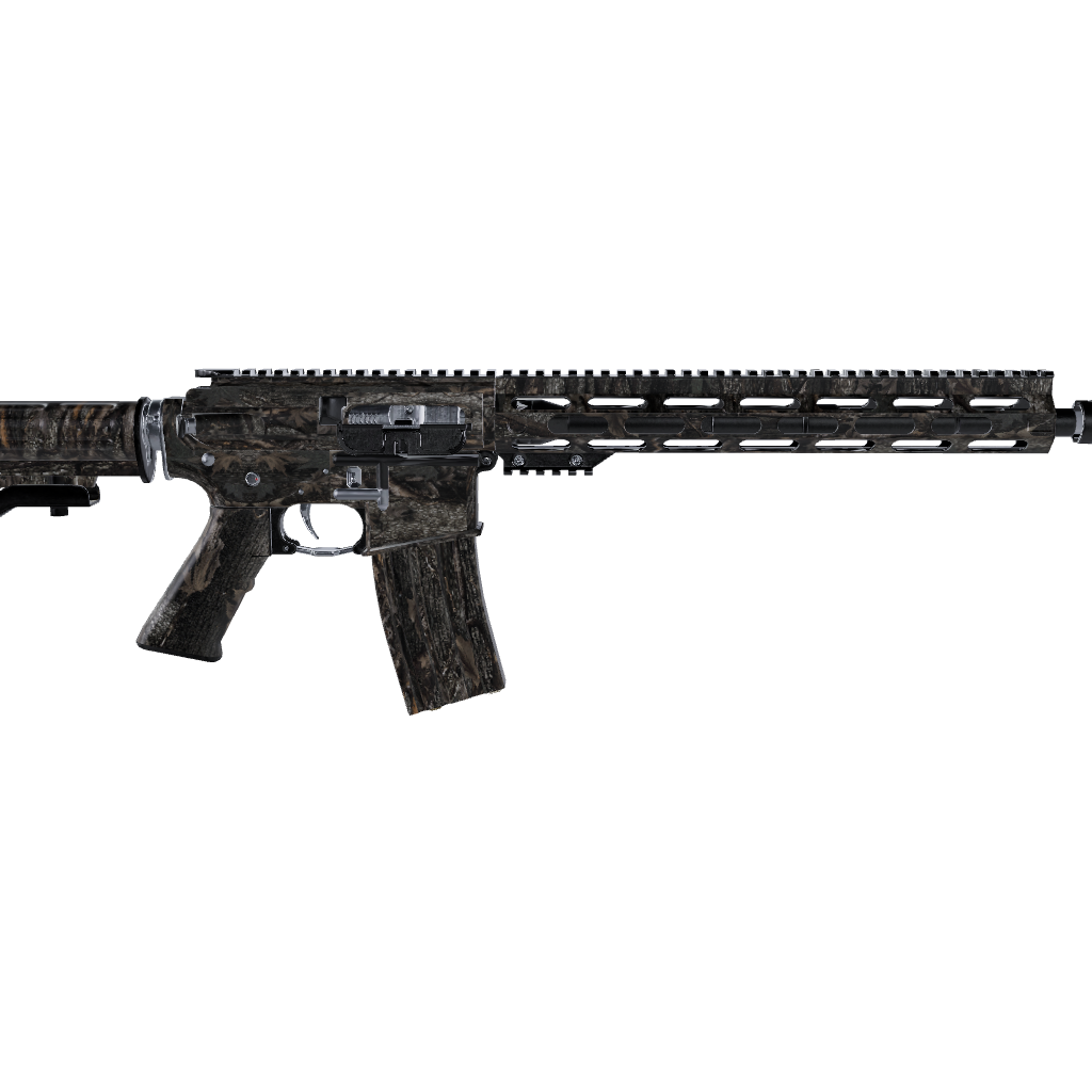 AR 15 Nature Mossy Woodland Camo Gun Skin