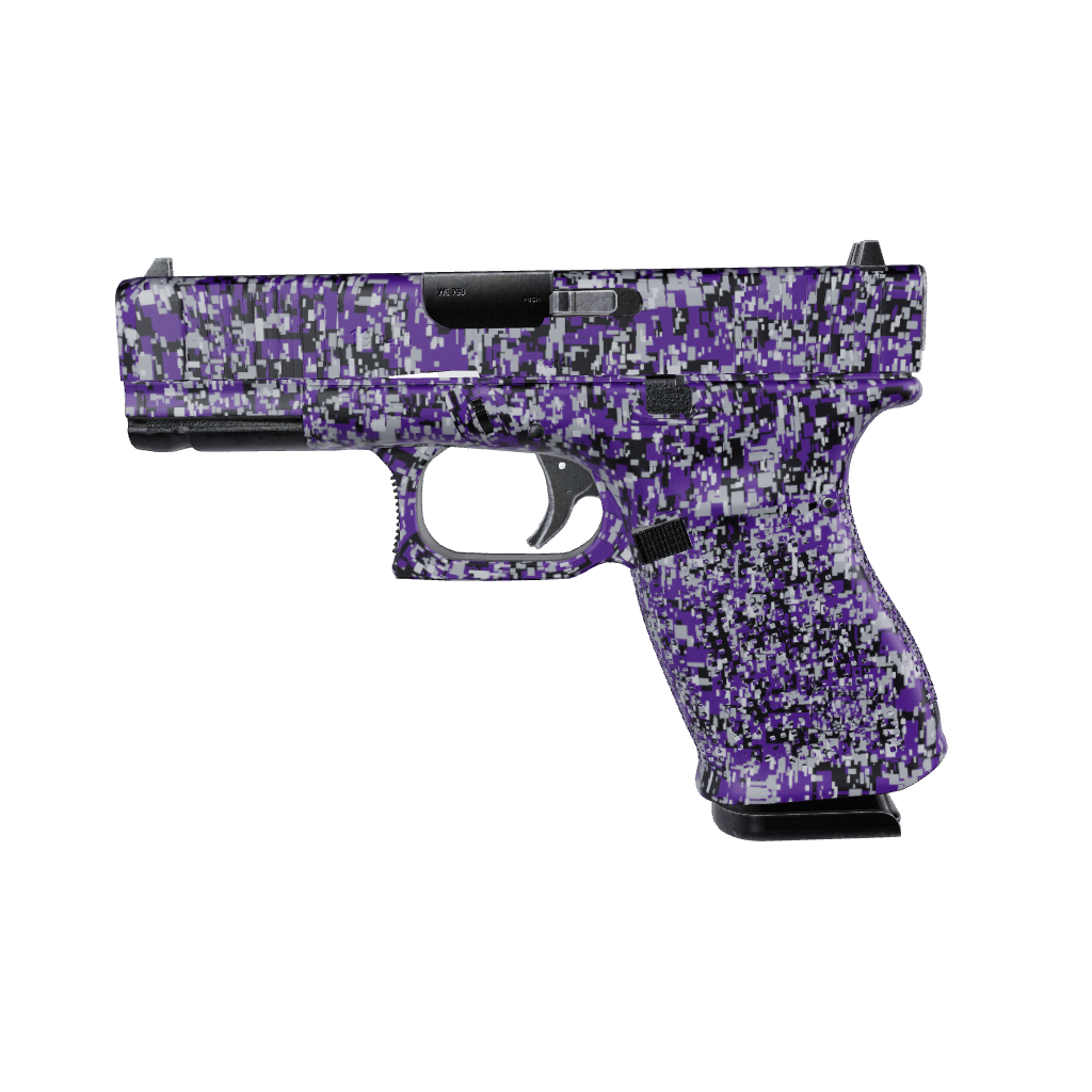 Pistol & Revolver Digital Purple Tiger Camo Gun Skin