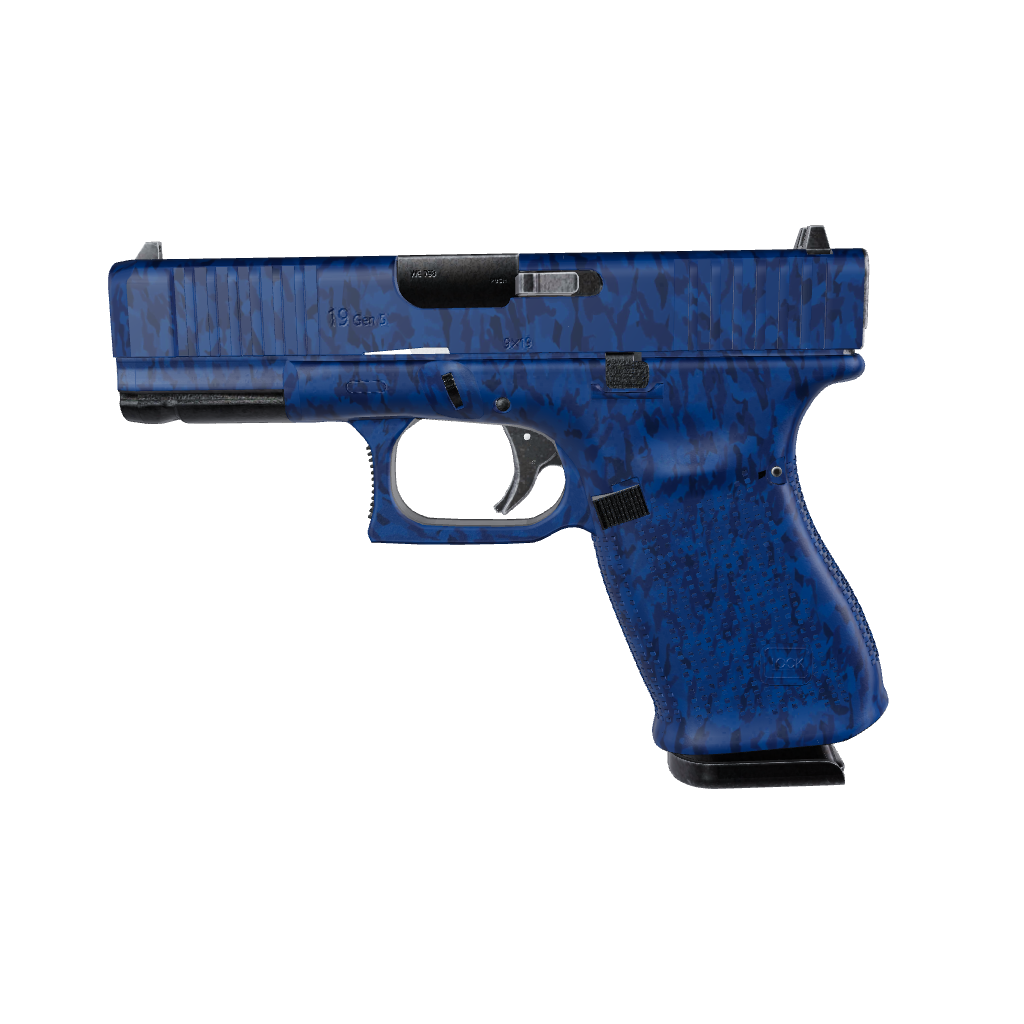 Pistol & Revolver Erratic Elite Blue Camo Gun Skin