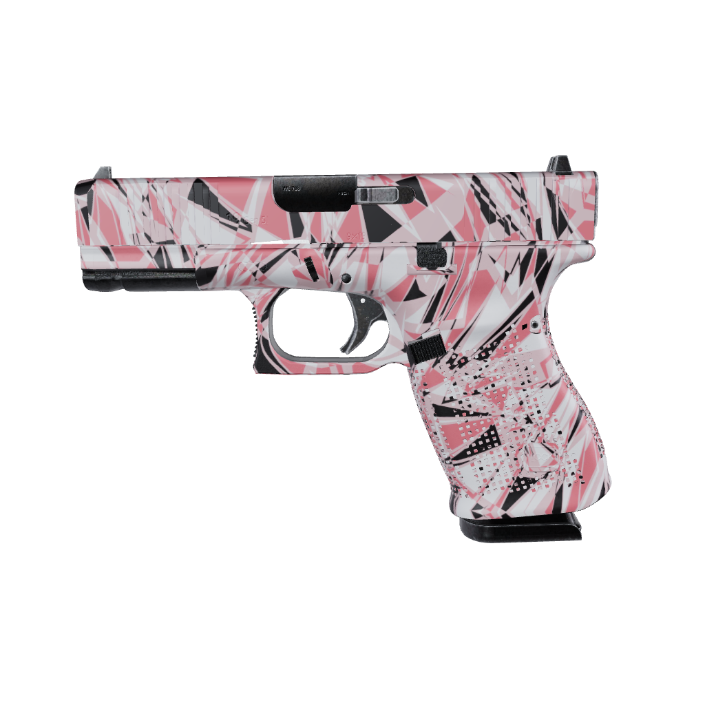 Pistol & Revolver Sharp Pink Camo Gun Skin