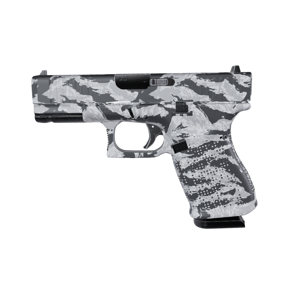 Pistol & Revolver Vietnam Tiger Stripe Snow Gun Skin