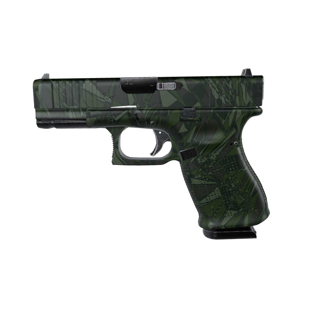 Pistol & Revolver Sharp Army Dark Green Camo Gun Skin