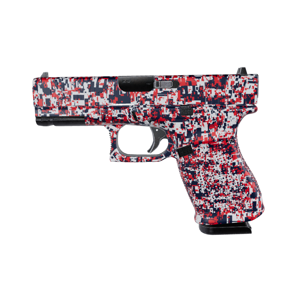 Pistol & Revolver Digital America Camo Gun Skin