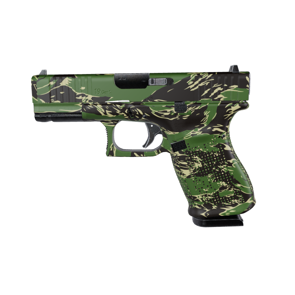 Pistol & Revolver Shredded Jungle Camo Gun Skin