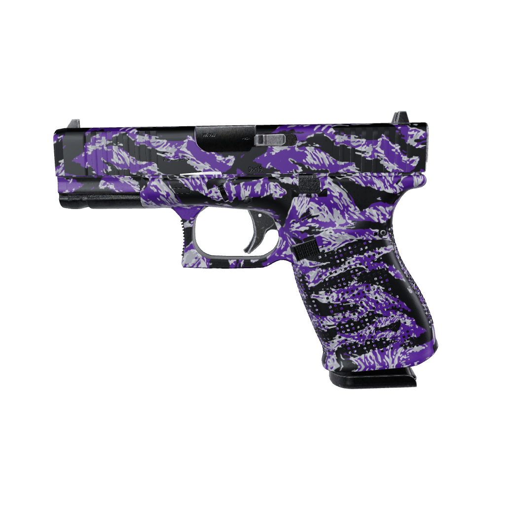 Pistol & Revolver Vietnam Tiger Stripe Purple Tiger Gun Skin