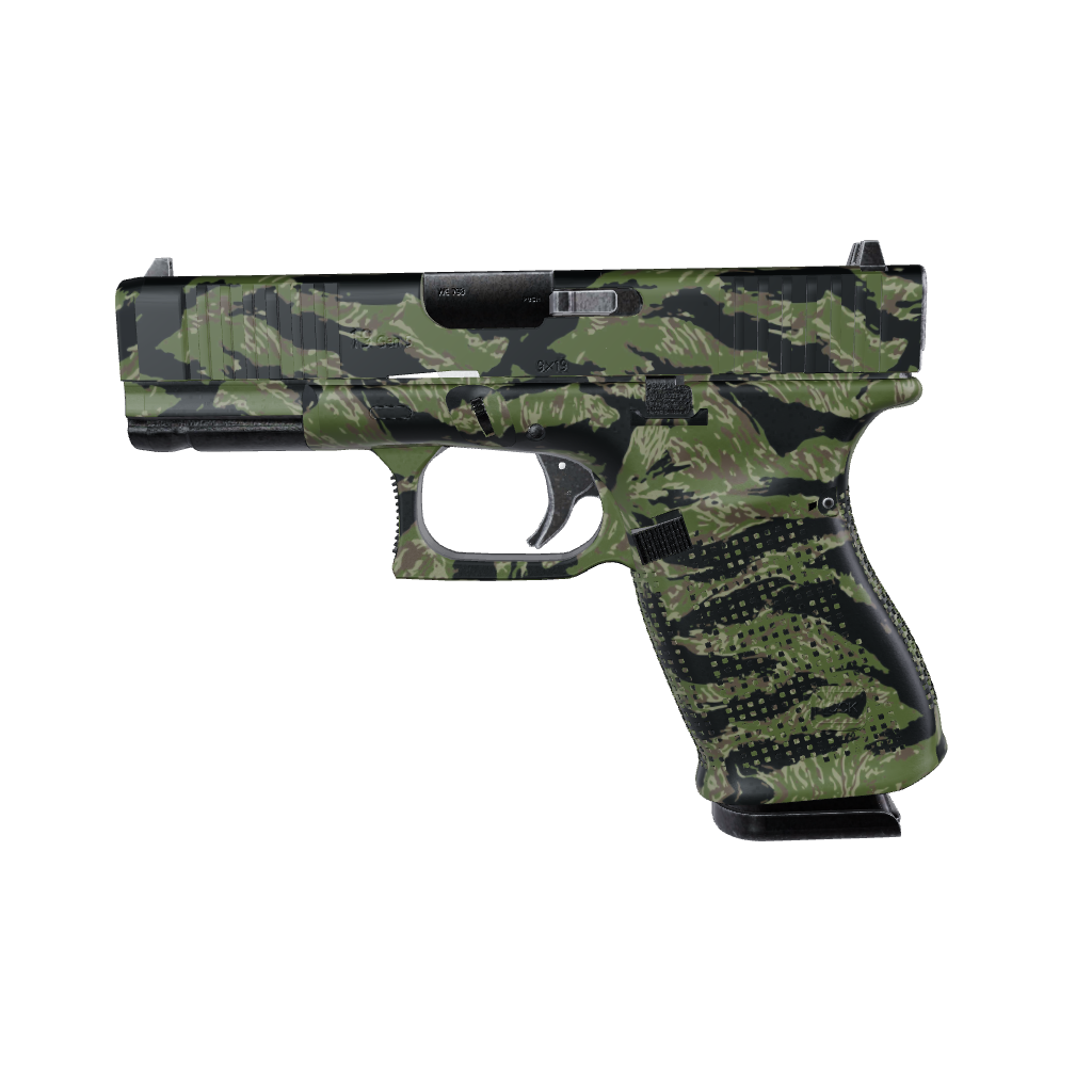 Pistol & Revolver Vietnam Tiger Stripe Original Gun Skin