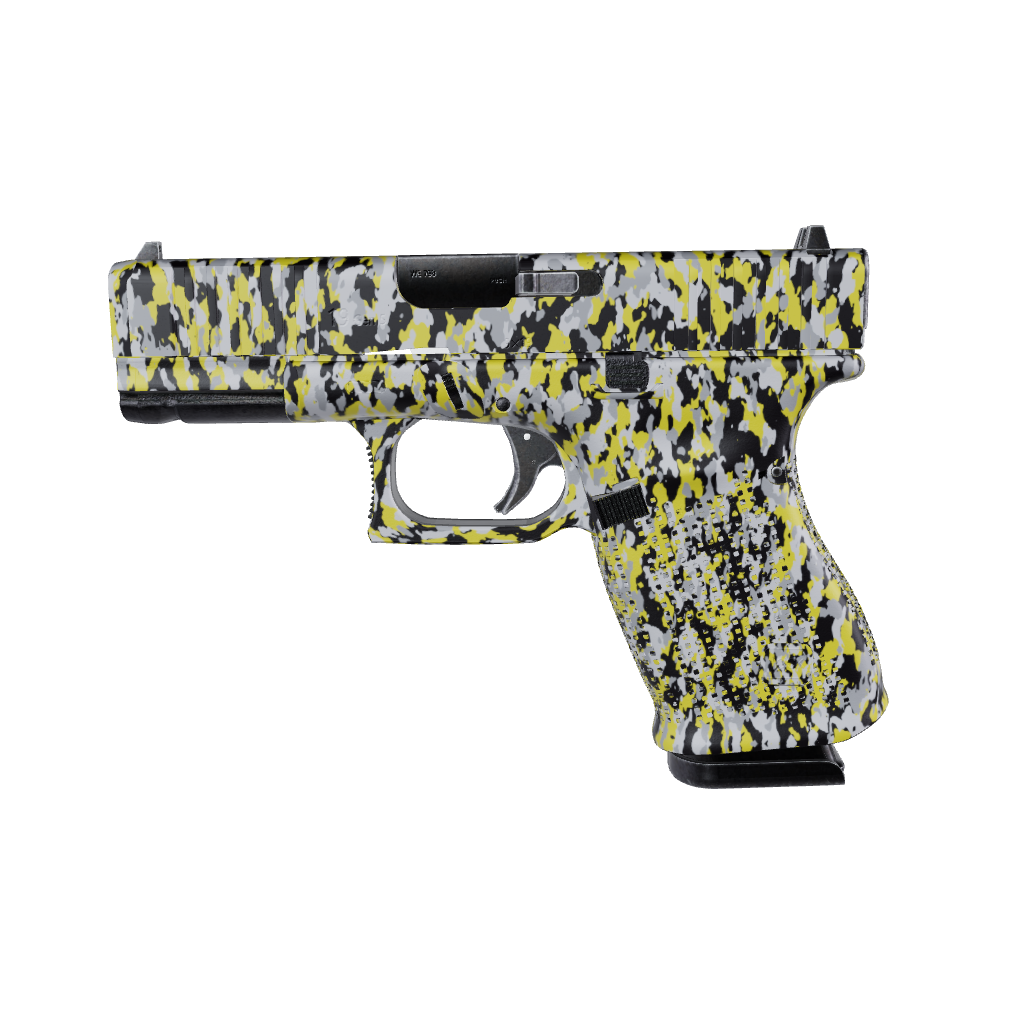 Pistol & Revolver Cumulus Yellow Tiger Camo Gun Skin