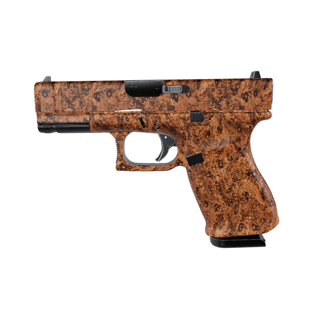 Pistol & Revolver Toadaflage Orange Camo Gun Skin